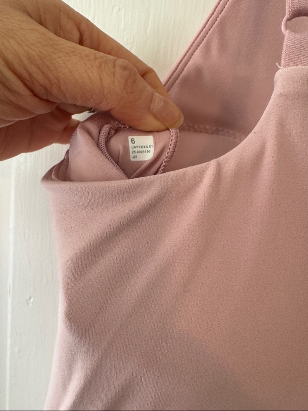 Lululemon Align High-Neck Dress *Light Support, A/B Cup Pink Haze Size 6 - Picture 6 of 11